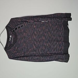 Roxy XL purple and gray long sleeve shirt